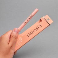 Boîte d'emballage cosmétique pliable écologique à marque privée pour gloss, mascara et palette, impression personnalisée haut de gamme