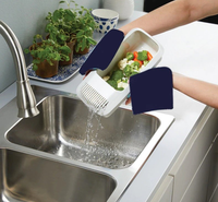 Cuiseur à pâtes micro-ondes Cuiseur à spaghetti micro-ondable avec égouttoir Cadeau de dortoir de Noël Boîte à pâtes rapide avec plateau à passoire