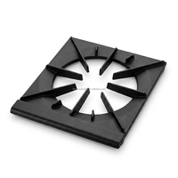 Support de poêle en fonte robuste 21 x 18 pouces, grille supérieure pour cuisinière commerciale à marmites