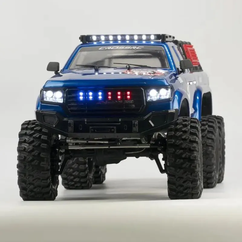 CROSSRC 1/10 6X6 AT6 Vehicles Cars 6WD Remote Control Car Toy with Light system