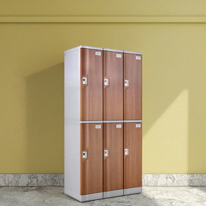 Modern Classroom Locker Key Management Cabinet Genuine ABS Plastic Storage Locker with Coin Key <b>Lock</b> Free Installation - Product Image 3