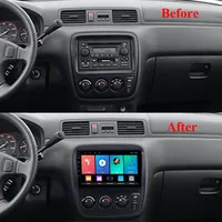 Autoradio pour CRV 2007-2011 avec CarPlay, Android Auto, Navigation GPS, Lecteur Multimédia AUX, WIFI, DSP Stéréo et Aide au Recul