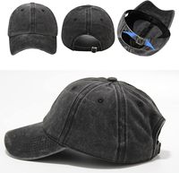 Casquette de baseball 6 panneaux vierge Wins Flying Wholesale, en coton, style rétro vintage, avec broderie de logo personnalisée, effet délavé, casquette de sport 'Dad Hat' courante