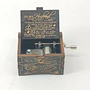 Sei il mio amore del sole manovella a mano carillon in legno carillon personalizzato la tua musica e il tuo Design - Product Image 2