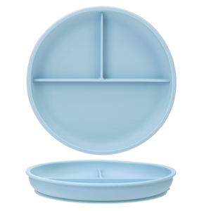 Placas de silicona de grado alimenticio <span class=keywords><strong>para</strong></span> niños de diseño moderno <span class=keywords><strong>con</strong></span> mangas de silicona microondas antideslizante platos divididos <span class=keywords><strong>para</strong></span> bebés <span class=keywords><strong>ventosa</strong></span> - Product Image 2