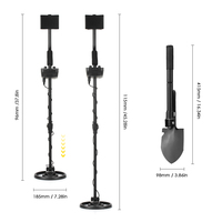 2019 gros GC1065 Écran LCD détecteur de Métaux D'or Souterrain Détecteur De Trouveur Pinpointer Chasseur de Trésor Kit Pour La Recherche