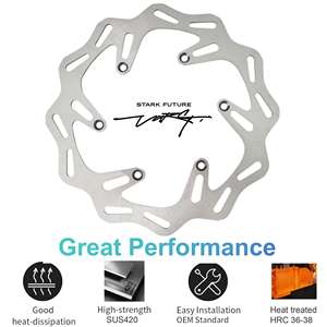 <strong>Electric</strong> Dirt Bike Parts <strong>Motocross</strong> Ebike OE 260mm Oversize 270mm 320mm Front Motorcycle Brake Disc for <strong>Stark</strong> <strong>Varg</strong> Bike 80hp - Product Image 3
