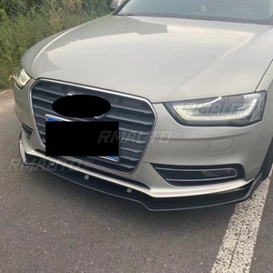 <b>For</b> Audi A4 2013-2016 <b>Car</b> Front Bumper Lip Splitter <b>Diffuser</b> <b>Car</b> Accessories Gloss Black Bumper Protector Modification Part - Product Image 4
