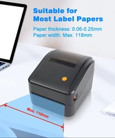 Impresora Térmica NORGEE 4x6 para Etiquetas de Envío, Certificada por BIS, Compatible con USPS y FedEx, con Puerto USB