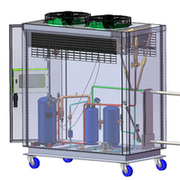 Refroidisseur d'eau à compresseur scroll 5HP avec condenseur refroidi par air, conçu pour diverses applications, incl. Refroidissement industriel