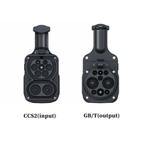 Adaptateur d'alimentation CC norme européenne vers norme nationale chinoise CCS2 vers GB/T pour chargeur de VE 300A/400A, modèle Europe vers Chine