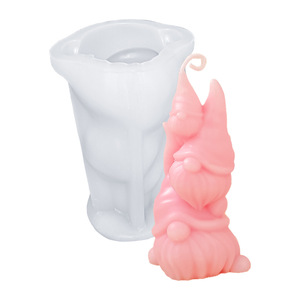 DIY Christmas Dwarf Elf Aromatherapy <b>Candle</b> <b>Mold</b> Snowman Christmas Tree Silicone Resin Gypsum Glue Film China Wholesale - Product Image 5