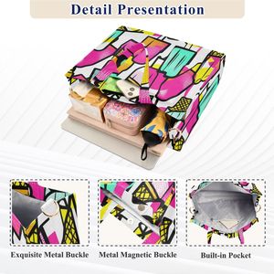 OEM Custom Printed Women's Corduroy Tote <b>Bag</b> with Front Pocket & Strap - Product Image 5
