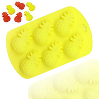 Nouveau bac à glace en Silicone en forme de fruit sans BPA pour glace pastèque gâteau aux fraises moules de cuisson au chocolat emballés sac OPP