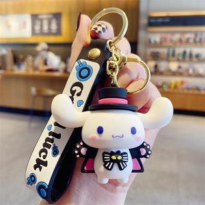 Porte-clés lumineux en silicone motif dessin animé Keroppi Kero Kero, pendentif mignon et exquis pour sac à dos et breloque pour clés de voiture pour femme - Product Image 4