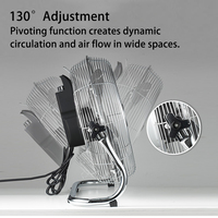 Serre de ferme de volaille puissante haute vitesse bobine de refroidissement industrielle pliable ventilateur circulateur d'air ventilateur de sol