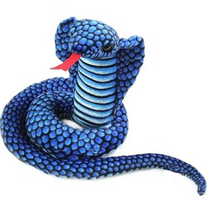 Giocattolo <span class=keywords><strong>Serpente</strong></span> Realistico in Peluche Lungo, Morbido Pupazzo <span class=keywords><strong>Cobra</strong></span> per Giochi di Ruolo per Bambini, Decorazione Casa e Regali Scherzo - Product Image 2