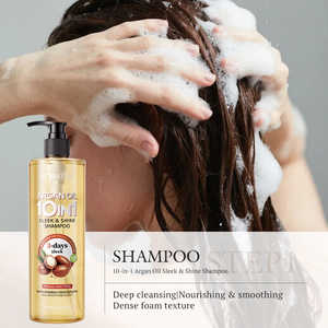 KORMESIC Private Label Argan Oil 10 in 1 Sleek & Shine Hair Care Wash <b>Set</b> Gel Keratin Soft Nourishing Anti-Dandruff Moisturizing - Product Image 2