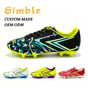 Fabricante de Zapatos de Entrenamiento de Fútbol Personalizados, Botas de Fútbol con Tacos de TPU AG/FG Coloridos y a la Moda - Product Image 1