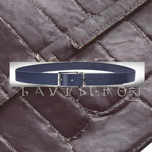 Ceintures en cuir PU de haute qualité pour hommes d'affaires, avec boucle automatique, imprimées, largeur 3,5 cm, longueur 110 cm, ceintures authentiques - Product Image 3