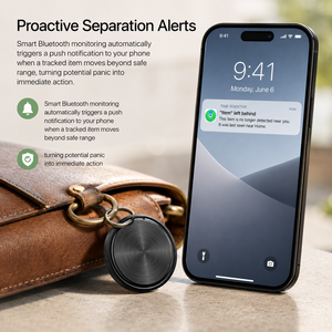 Mini traceur GPS intelligent certifié MFi, compatible avec l'application Localiser, <span class=keywords><strong>historique</strong></span> <span class=keywords><strong>de</strong></span> <span class=keywords><strong>navigation</strong></span>, suivi mondial, alternative au AirTag - Product Image 3