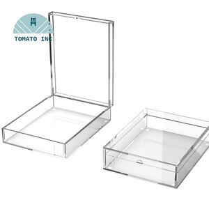Boîte à rabat en acrylique haut de gamme personnalisée, boîte d'emballage pour thé en acrylique, boîte en acrylique transparente du fabricant source - Product Image 1