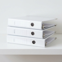 Carpeta de Anillas A4 de Lujo, Carpeta Profesional para Archivar Documentos para Reuniones Ejecutivas