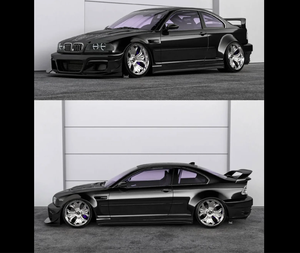 ล้อรถยนต์แบบ H-Style ชุบโครเมียมลายดอกไม้สไตล์เรโทร สำหรับรถยนต์แต่งและรถ SUV - Product Image 2