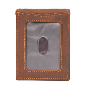 Portefeuille à rabat pour homme - Cuir véritable, blocage RFID, élégant, 11 emplacements pour cartes de crédit, avec fenêtre d'identification - Product Image 4