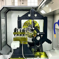 Torno de Roscar Horizontal CNC de un Solo Husillo TENAKS QK1332 de Alta Resistencia con Sistema de Control GSK para Procesamiento de Gran Diámetro