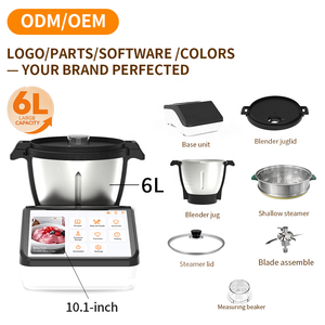 <span class=keywords><strong>Robot</strong></span> de cuisine intelligent tout-en-un original, capacité de 6 L, <span class=keywords><strong>robot</strong></span> culinaire, soupière, <span class=keywords><strong>mixeur</strong></span>, mélangeur en acier inoxydable, machine de cuisine - Product Image 4