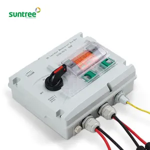 Pv Box Combiner New Solar Equipment Pv 1-2 String Combiner Box With Electrical Isolator Switches 1200V DC CE/TUV/IEC