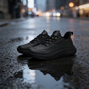 Best-selling Black Men's Casual Sports Shoes Plus-size Lace-up <strong>Sneakers</strong> Light Weight Spring Summer Autumn Winter - Product Image 3