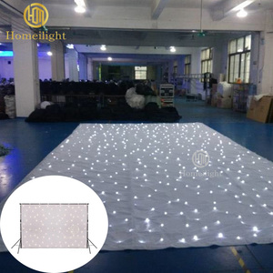 Chống cháy <span class=keywords><strong>LED</strong></span> Twinkling Rèm sao cho sân khấu đám cưới 150W trắng & màu xanh chiếu Đèn DMX512 điều khiển Backdrop ánh sáng - Product Image 4