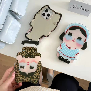 Nouvelle Coque de Télé<span class=keywords><strong>phone</strong></span> Créative Motif Léopard Cry <span class=keywords><strong>Baby</strong></span> pour iPhone 17, 17 Pro Max, iPhone 16 Pro Max avec Miroir et Chaîne - Product Image 3
