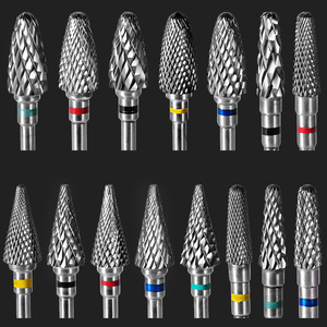 Fraise à ongles en acier au tungstène pour retirer les cuticules, polisseuse et ébavureuse pour ponceuse à ongles électrique - Product Image 2