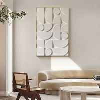 Vente chaude Wabi Sabi 3D Texture Peinture Décorative Salon Décor Encadré 3D Mur Art Peinture À L'huile
