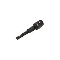 3pc Écrous de tige de connexion à bille en acier noir Forets à percussion Extension de douille Outils d'adaptation de clé à douille