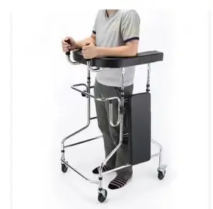 Andador plegable multifuncional para ancianos, andador portátil en forma de U