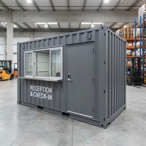 Contenedor Marítimo Modificado Multiusos, Caseta Exterior con Panel Sándwich, Diseño Moderno para Oficinas de Seguridad, <span class=keywords><strong>Tiendas</strong></span> Pop-Up - Product Image 2