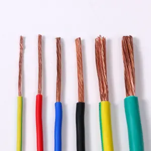 High Quality house wire electric cable copper 2.5 stranded Pvc Wire Bvr Housing Electrical Cable