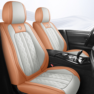 Coussin de siège de voiture en cuir de style professionnel de luxe, taille universelle avant et arrière, accessoire pour l'intérieur de la voiture - Product Image 3