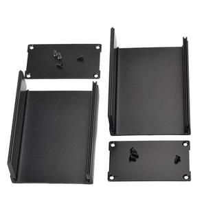 Amplificador de Audio Hifi negro de 4,33x2,99x1,81 pulgadas, <span class=keywords><strong>caja</strong></span> de Proyecto de Radio Ham, carcasa electrónica de aluminio, <span class=keywords><strong>caja</strong></span> de placa PCB, mecanizado Cnc - Product Image 2