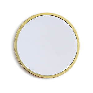 Fashion Single Round <strong>Mirror</strong> Silkscreen Printing Red Metal <strong>Handheld</strong> <strong>Mirror</strong> - Product Image 4