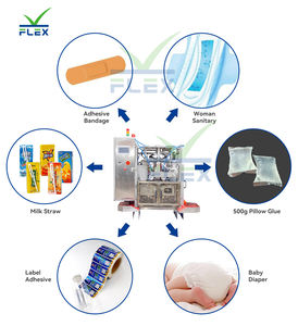 Geprüfte Maschinenprüfberichte <span class=keywords><strong>PSA</strong></span> Kissen-Verpackungsmaschine für Heißschmelzklebstoff-Füllung und -Dosierung für Produktionslinien - Product Image 1
