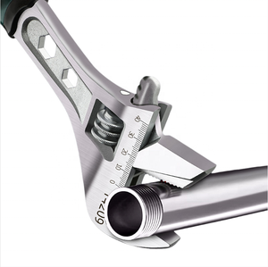 Clé à molette et clé à tuyau réglables 2-en-1 professionnelles de 8 à 15 pouces en acier à haute teneur en carbone pour la plomberie et la réparation automobile - Product Image 3
