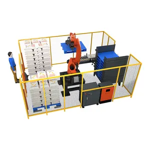 End of Line Packaging Full Auto 25kg Bag Automatic Robot Palletizer