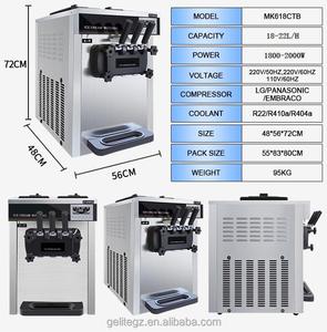 Tự động ba hương vị <span class=keywords><strong>Ice</strong></span> <span class=keywords><strong>Cream</strong></span> Making <span class=keywords><strong>Ice</strong></span> <span class=keywords><strong>Cream</strong></span> Maker thương mại mềm phục vụ máy làm kem cho kinh doanh thức ăn nhanh xe tải - Product Image 2