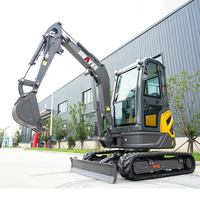 LIVRAISON GRATUITE Minipelle 3.5 tonnes Moteur Kubota de pelle ferme Nouvelles mini pelle 1 tonne 2 tonnes Prix des machines