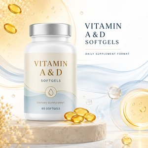 Complément alimentaire en gélules molles de vitamine A et D pour adultes avec soutien antioxydant pour une meilleure densité osseuse et une meilleure fonction immunitaire - Product Image 2